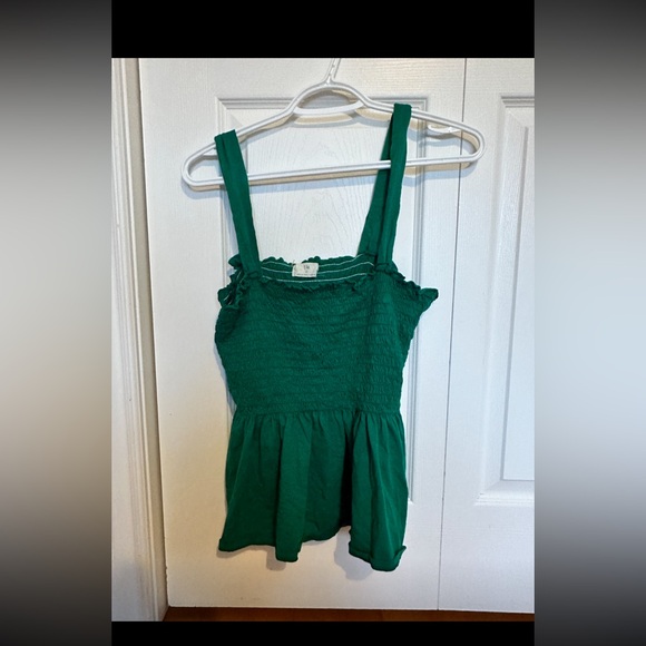 Anthropologie T.la Smocked peplum top - Picture 4 of 4